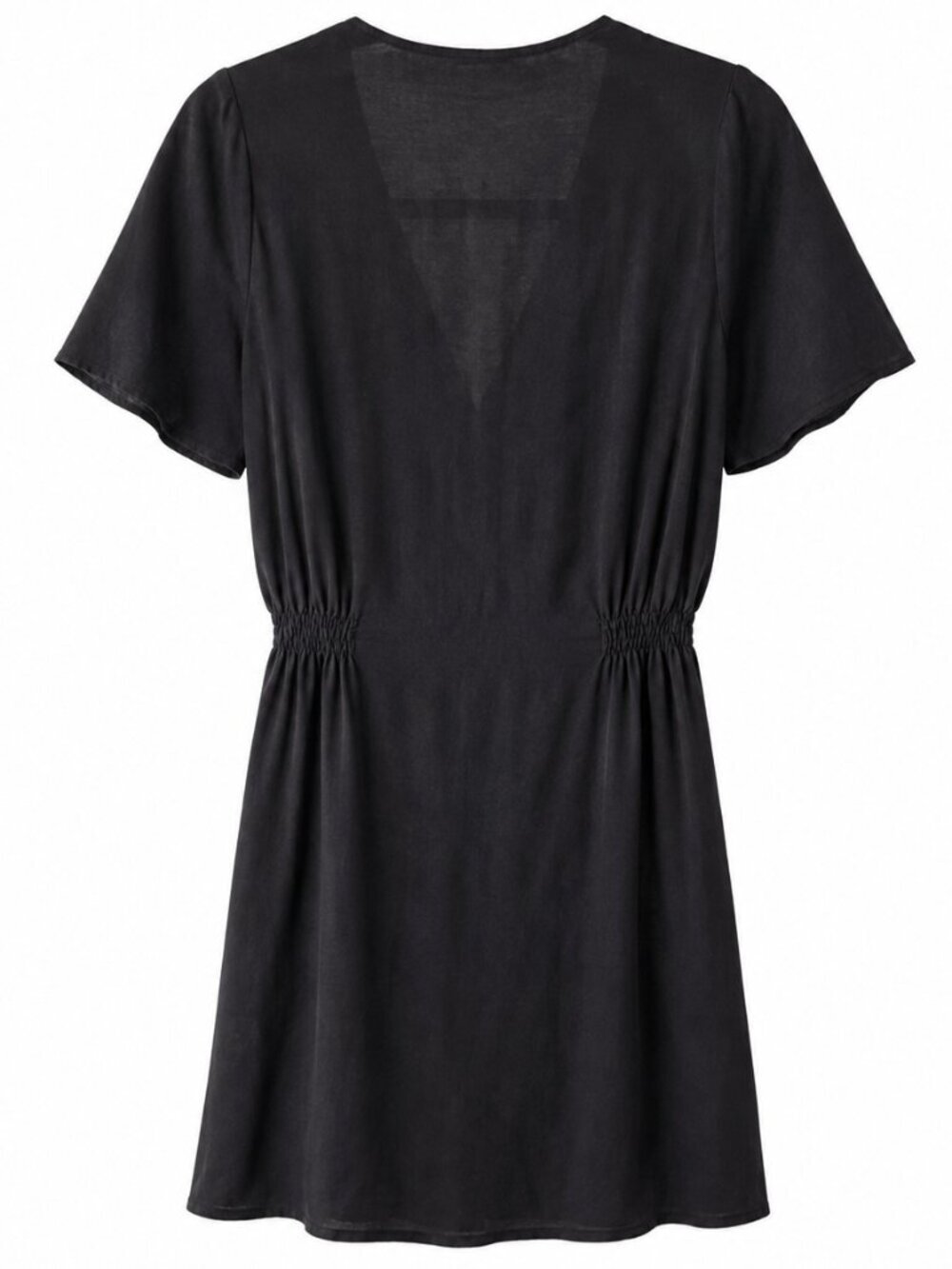 Zara Slate Button-Front Mini Dress (Size S) - Picture 3 of 4